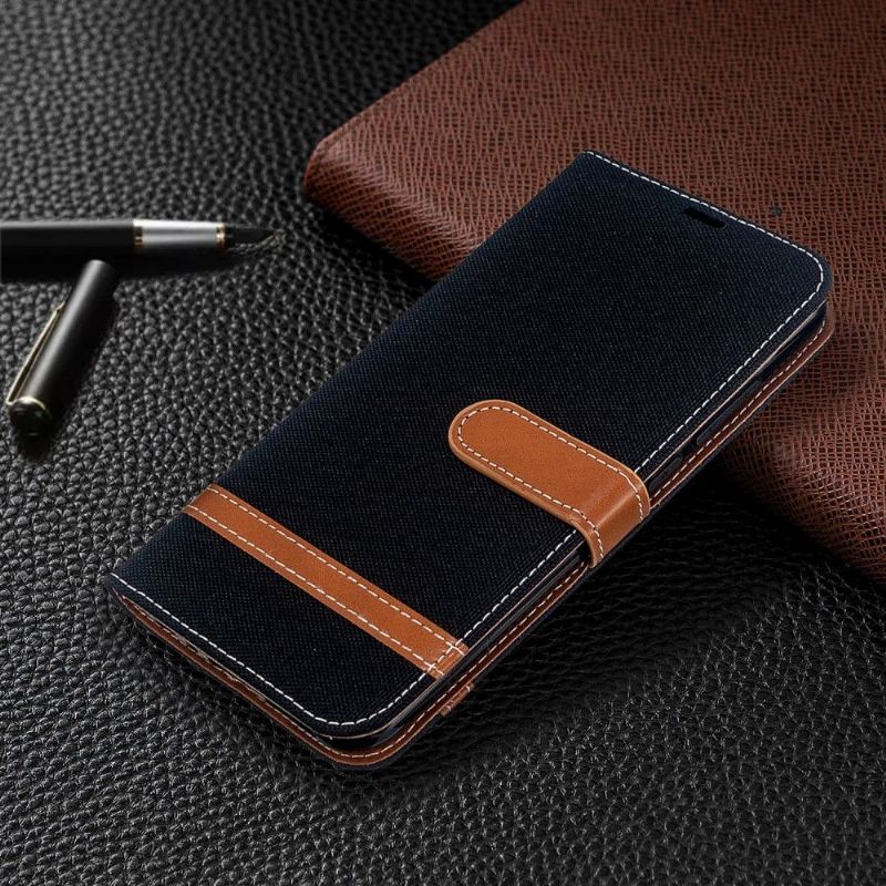 Xiaomi Redmi Note 8T - Étui folio revêtement tissu