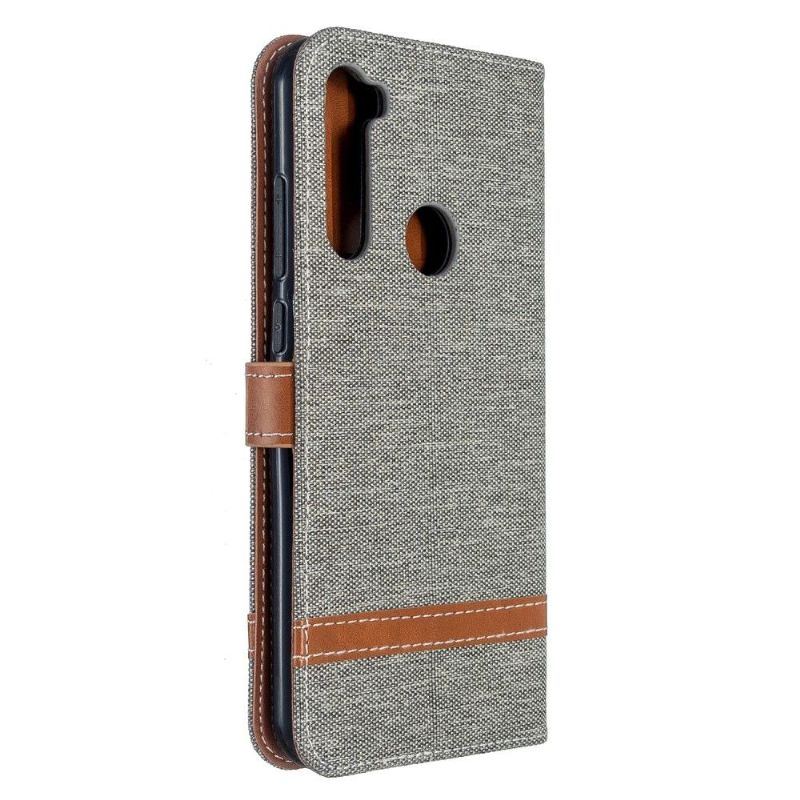 Xiaomi Redmi Note 8T - Étui folio revêtement tissu