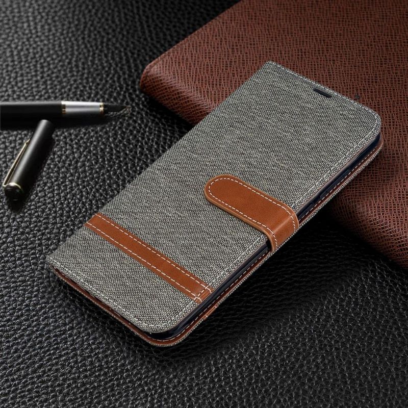 Xiaomi Redmi Note 8T - Étui folio revêtement tissu