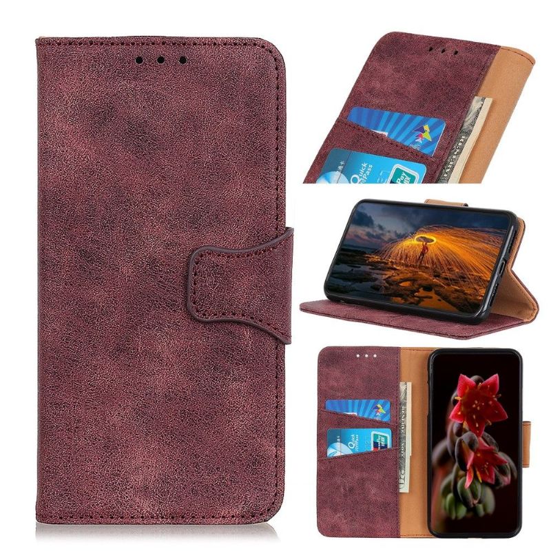 Xiaomi Redmi Note 8T - Housse Edouard en simili cuir vintage