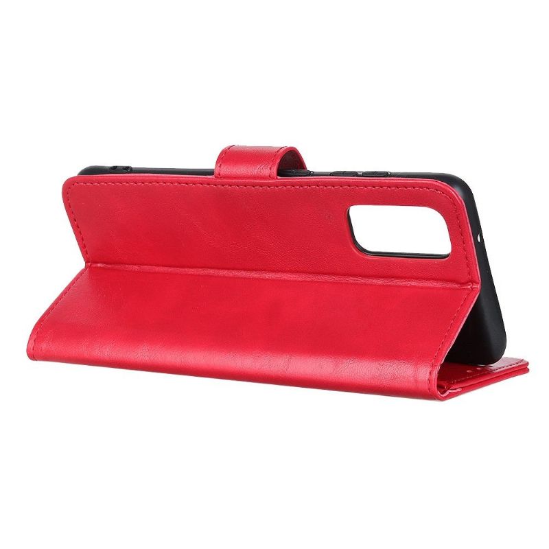 Housse Xiaomi Poco M3 Mélodie Effet Cuir Fonction Support