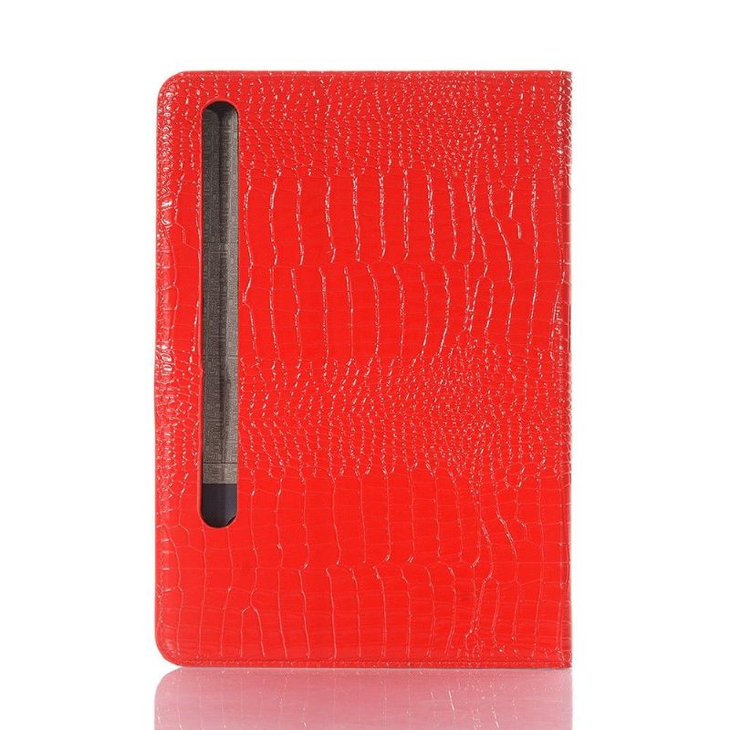 Housse Samsung Galaxy Tab S7 Simili Cuir Aspect Croco