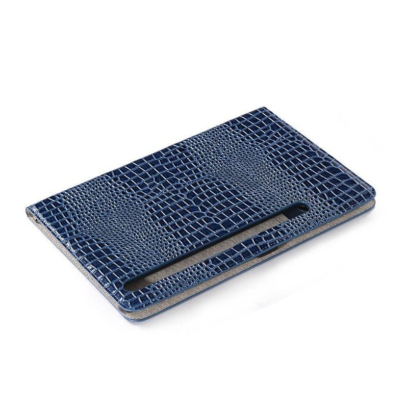Housse Samsung Galaxy Tab S7 Simili Cuir Aspect Croco
