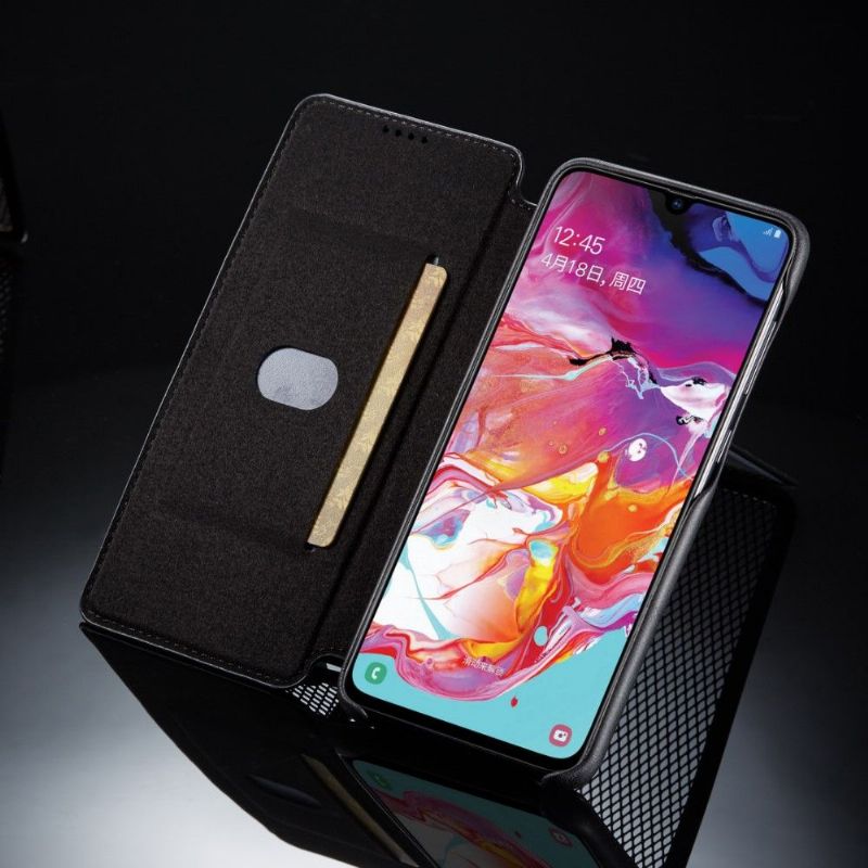 Samsung Galaxy A50 - Coque avec rabat simili cuir