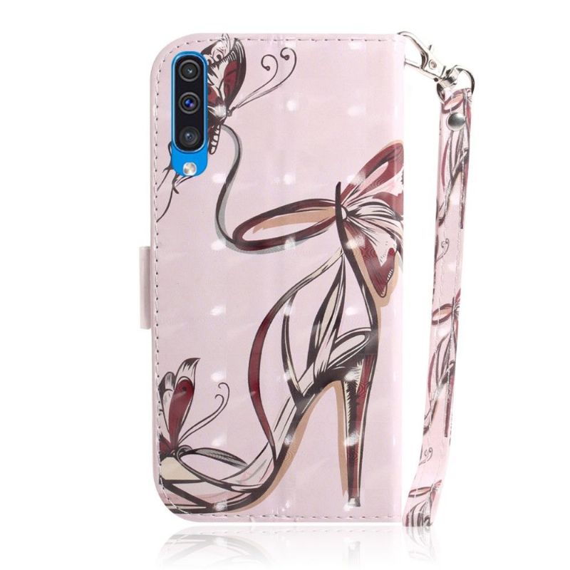Samsung Galaxy A50 - Etui à lanière motif talon