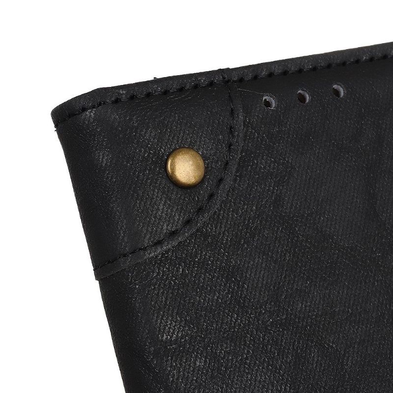 Samsung Galaxy A50 - Étui simili cuir style rétro Simon