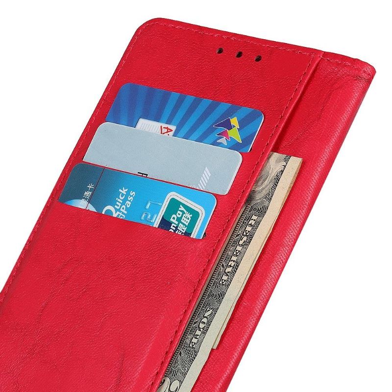Samsung Galaxy A50 - Étui simili cuir style rétro Simon