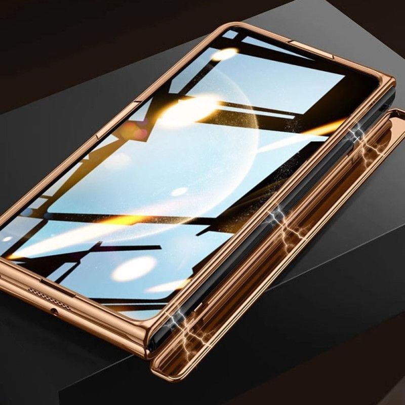 Coque Huawei Mate X6 Simili Cuir Texturé avec Protecteur Écran