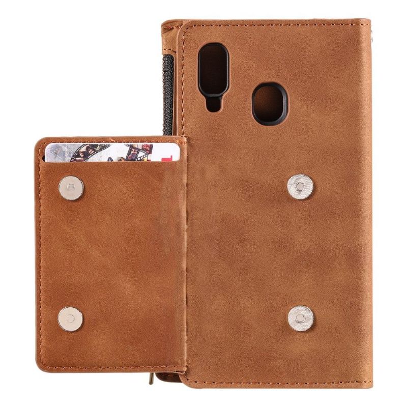 Housse Portefeuille Samsung Galaxy A20e Fonction Stand