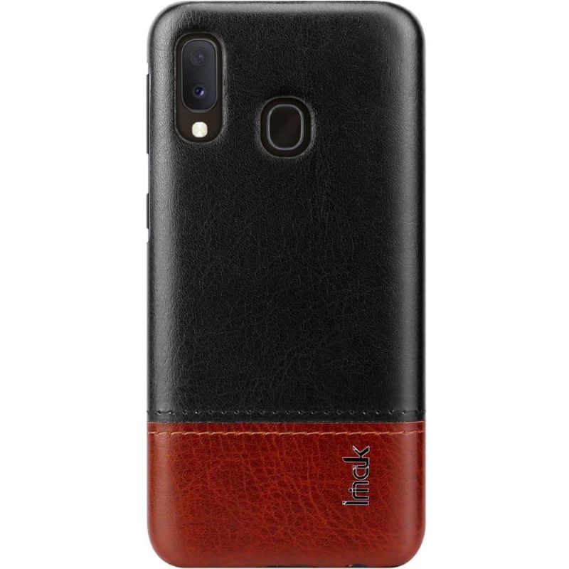 Samsung Galaxy A20e - Coque imak bicolore imitation cuir