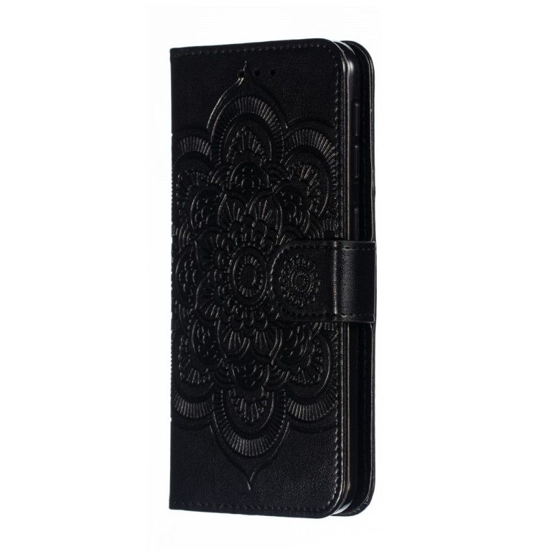 Samsung Galaxy A20e - Étui folio avec lanière mandala