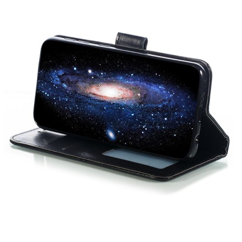 Samsung Galaxy A20e - Étui folio avec lanière mandala