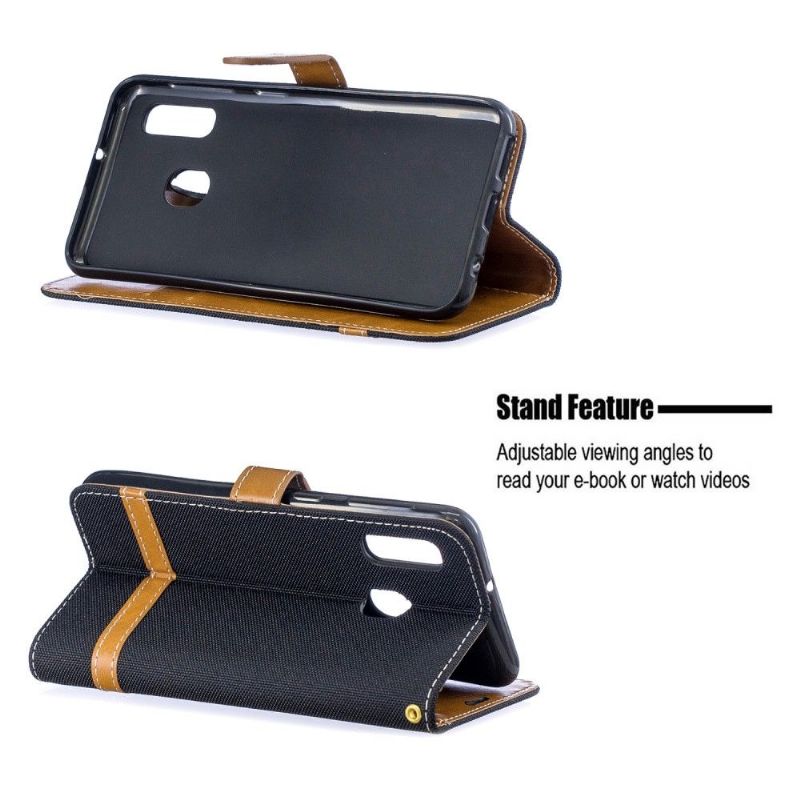 Samsung Galaxy A20e - Etui revêtement tissu