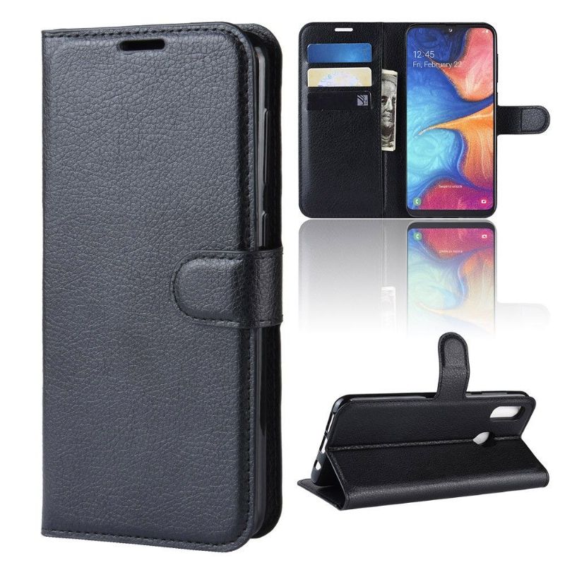 Samsung Galaxy A20e - Étui style cuir portefeuille
