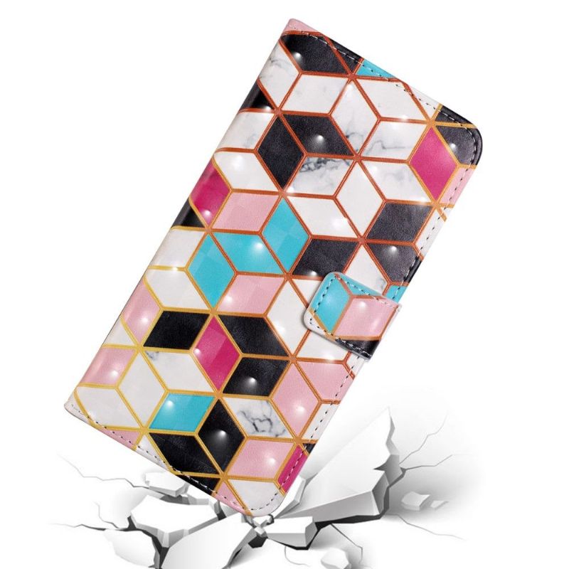 Samsung Galaxy A20e - Housse design géométrique
