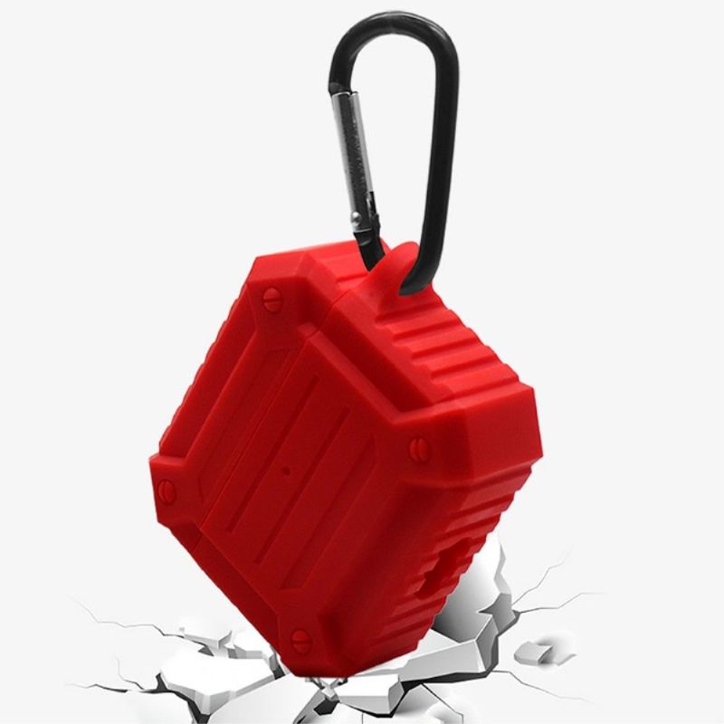 Coque AirPods 3 en silicone renforcé avec mousqueton