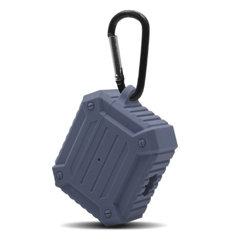 Coque AirPods 3 en silicone renforcé avec mousqueton