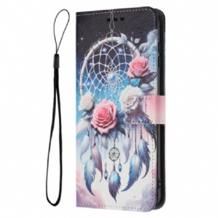 Housse Realme 14 5G / 14T 5G / P3 5G Motif Floral et Attrape-Rêvs