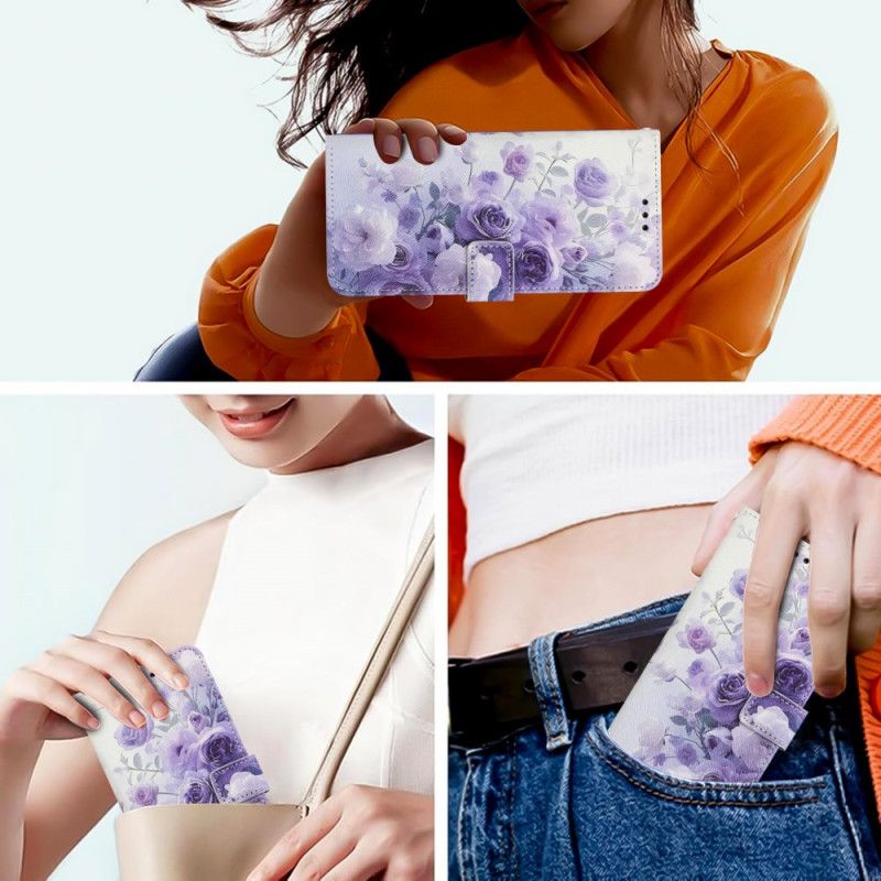 Housse Realme 14 5G / 14T 5G Rose Violettes