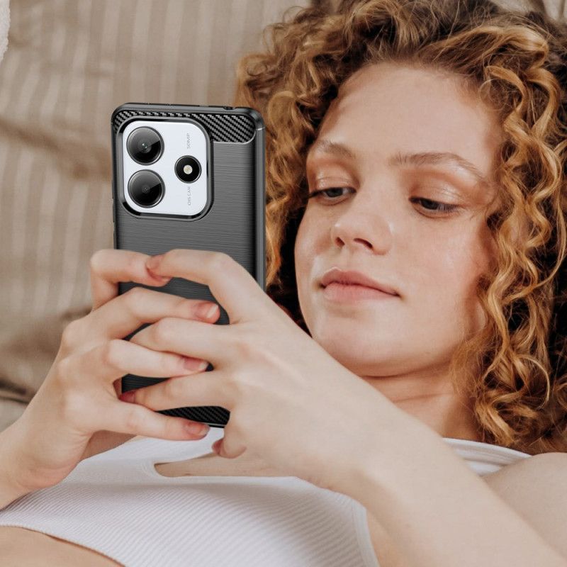 Coque Xiaomi Redmi Note 14 5G Fibre Carbone Brossée