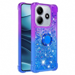 Coque Xiaomi Redmi Note 14 5G Gradient Paillettes avec Support