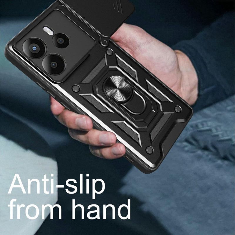 Coque pour Xiaomi Redmi Note 14 5G Protection Caméra Coulissante et Support