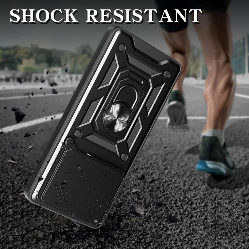 Coque Xiaomi Redmi Note 14 5G Protection Caméra Coulissante et Support