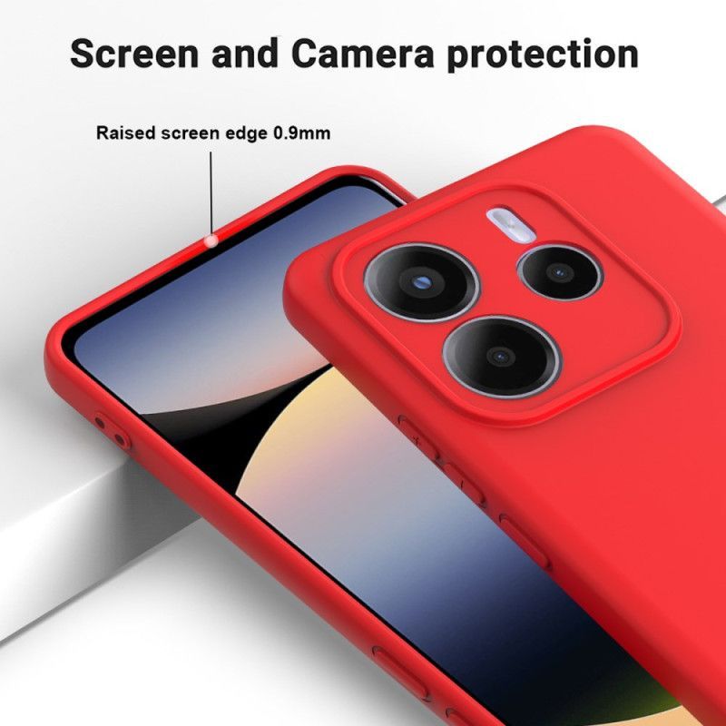 Coque Xiaomi Redmi Note 14 5G Silicone Liquide à Lanière