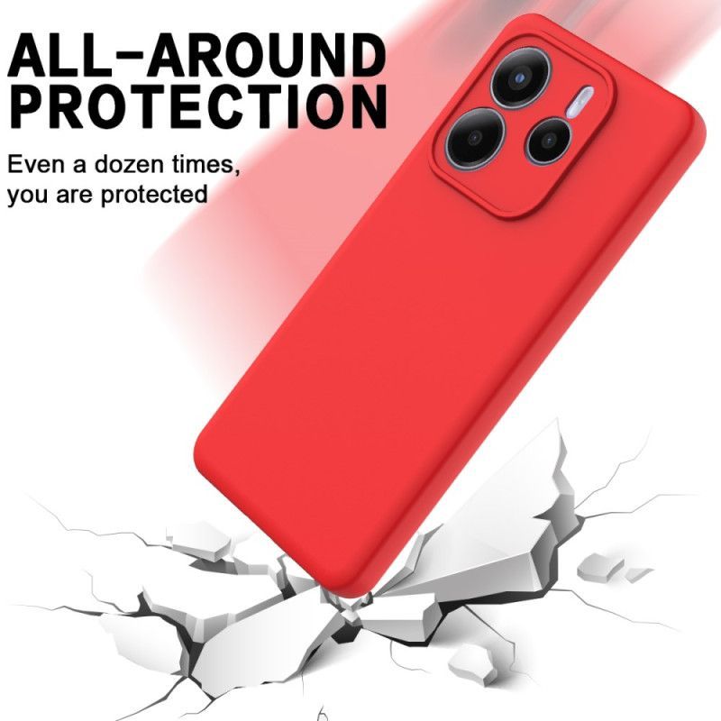 Coque Xiaomi Redmi Note 14 5G Silicone Liquide à Lanière