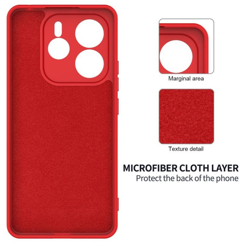 Coque Xiaomi Redmi Note 14 5G Silicone Liquide à Lanière