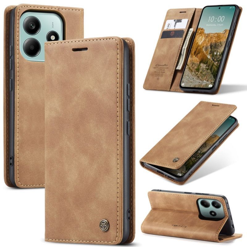 Flip Cover Xiaomi Redmi Note 14 5G Effet Cuir CASEME