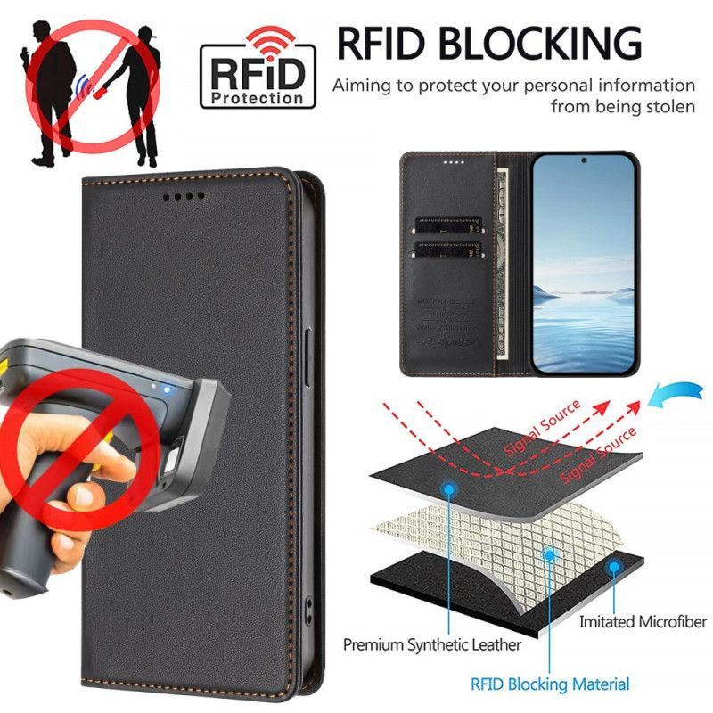 Flip Cover Xiaomi Redmi Note 15 5G / 15 4G Blocage RFID