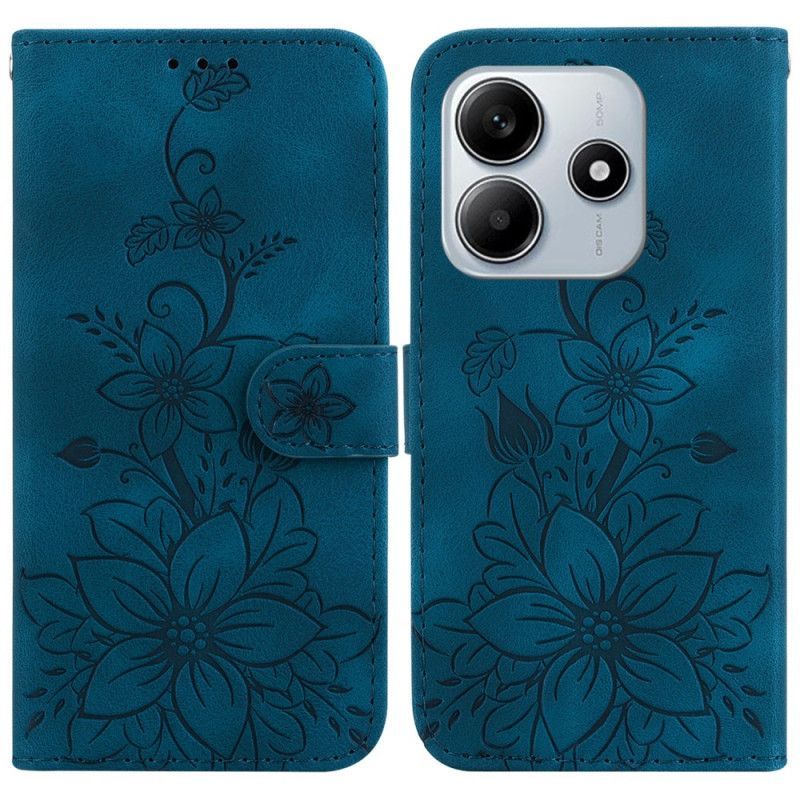 Housse Xiaomi Redmi Note 14 5G Motif Fleur de Lys