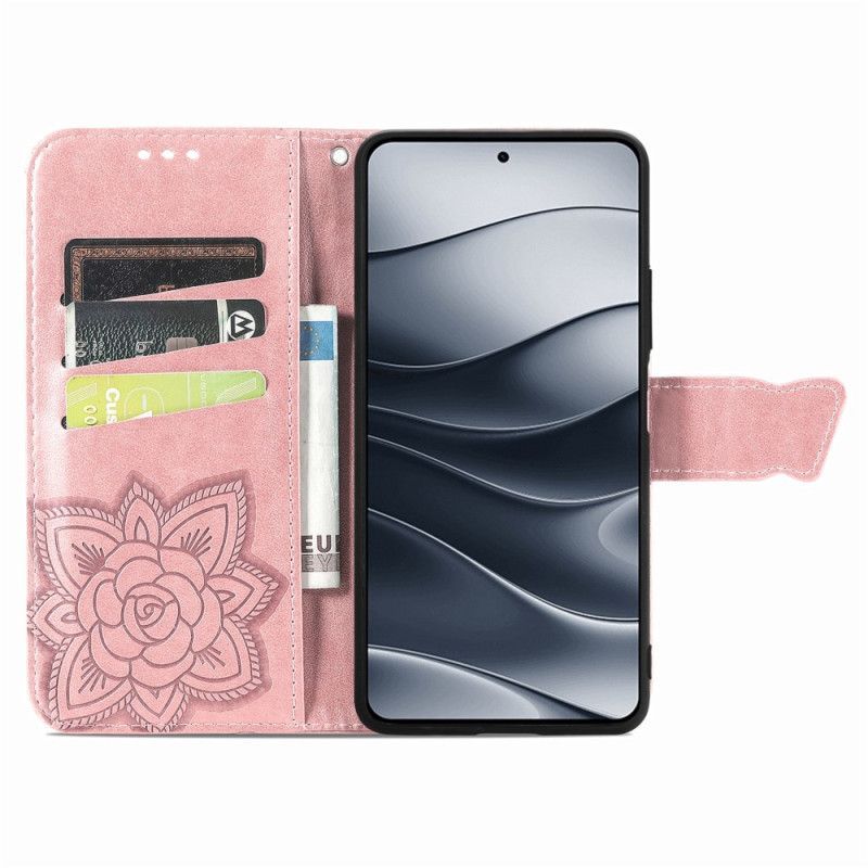 Housse Xiaomi Redmi Note 14 5G Papillon Baroque
