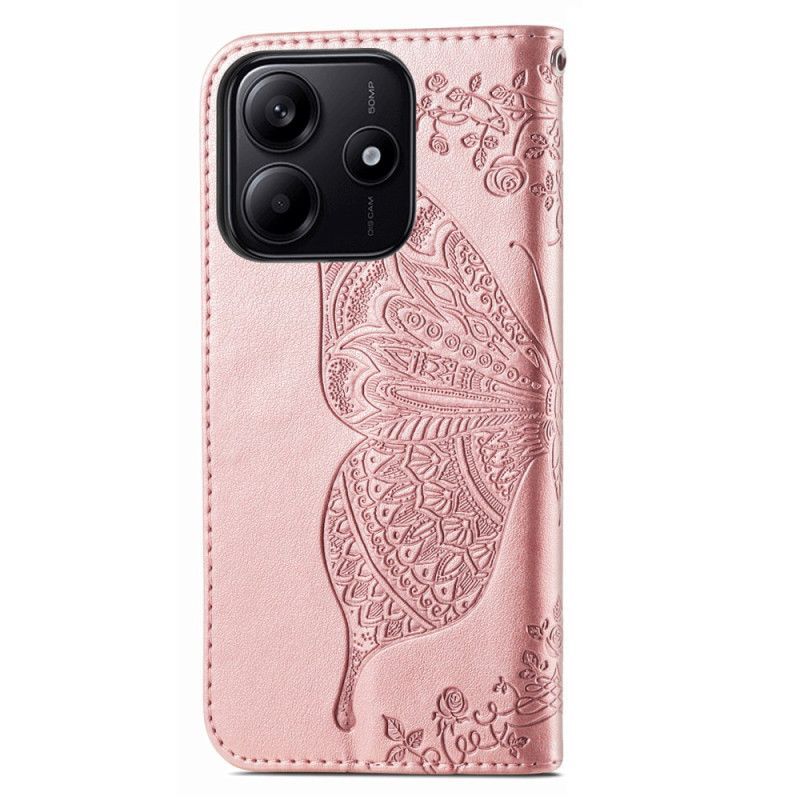 Housse Xiaomi Redmi Note 14 5G Papillon Baroque