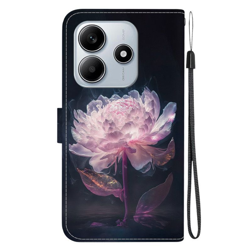 Housse Xiaomi Redmi Note 14 5G Pivoine Violette