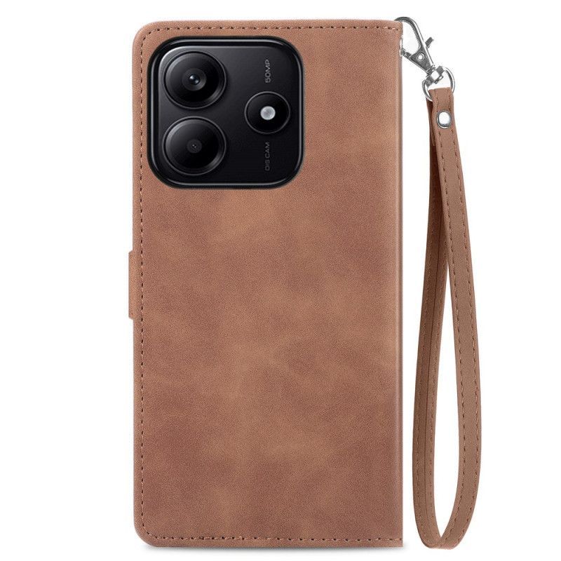 Housse Xiaomi Redmi Note 14 5G Pochette à Fermeture Éclair Motif