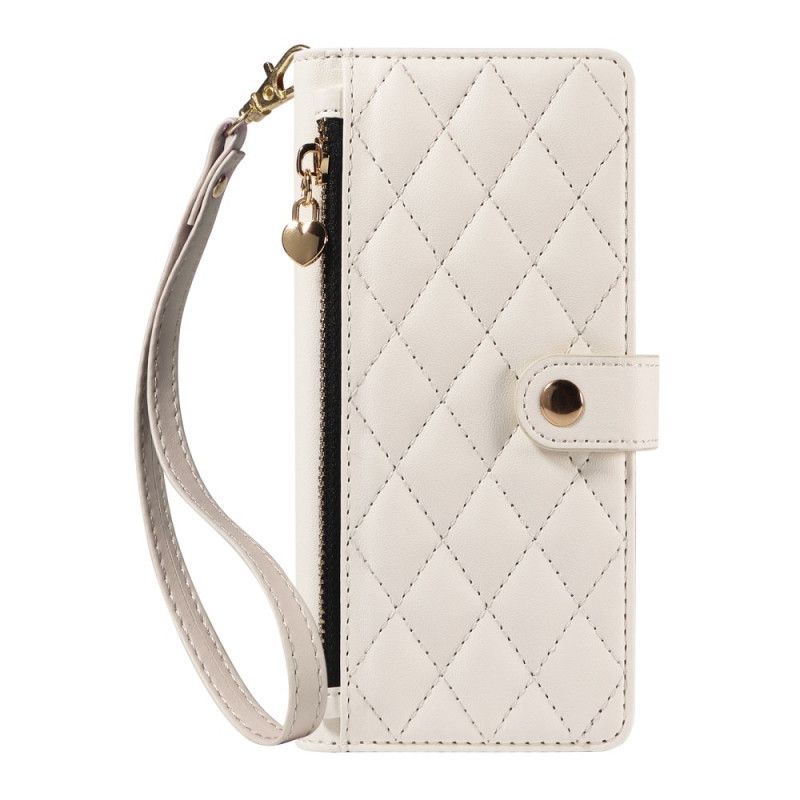 Housse Xiaomi Redmi Note 14 5G / Poco M7 Pro 5G Matelassée avec Sangles