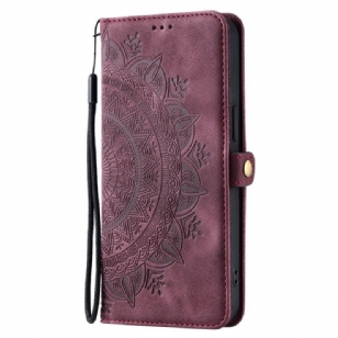 Housse Xiaomi Redmi Note 14 5G Portefeuille Mandala