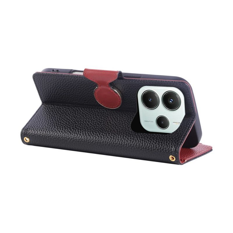 Housse Xiaomi Redmi Note 14 5G Portefeuille Style Rétro