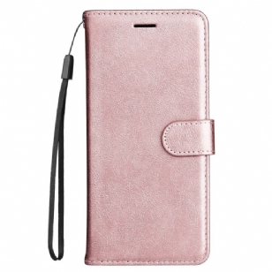 Housse Xiaomi Redmi Note 14 5G Simili Cuir à Lanière