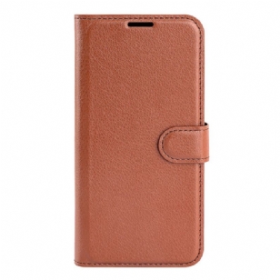 Housse Xiaomi Redmi Note 14 5G Simili Cuir Litchi Classique