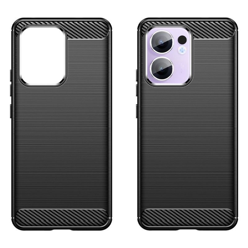 Coque Oppo Reno 13F 4G / 5G / FS 5G Fibre Carbone Brossée