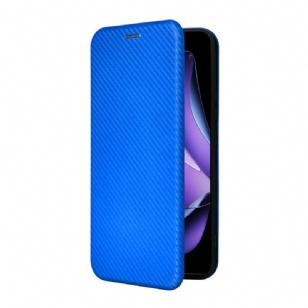 Flip Cover Oppo Reno 13F 4G / 5G / FS 5G Fibre Carbone