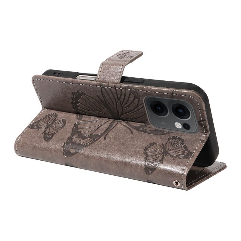 Housse Oppo Reno 13F 4G / 5G / FS 5G Papillons Géants