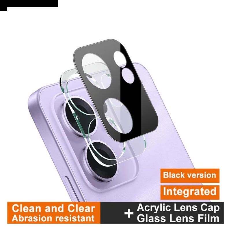 Lentille de Protection en Verre Trempé pour Oppo Reno 13F 4G / 5G / FS 5G (version noire) IMAK