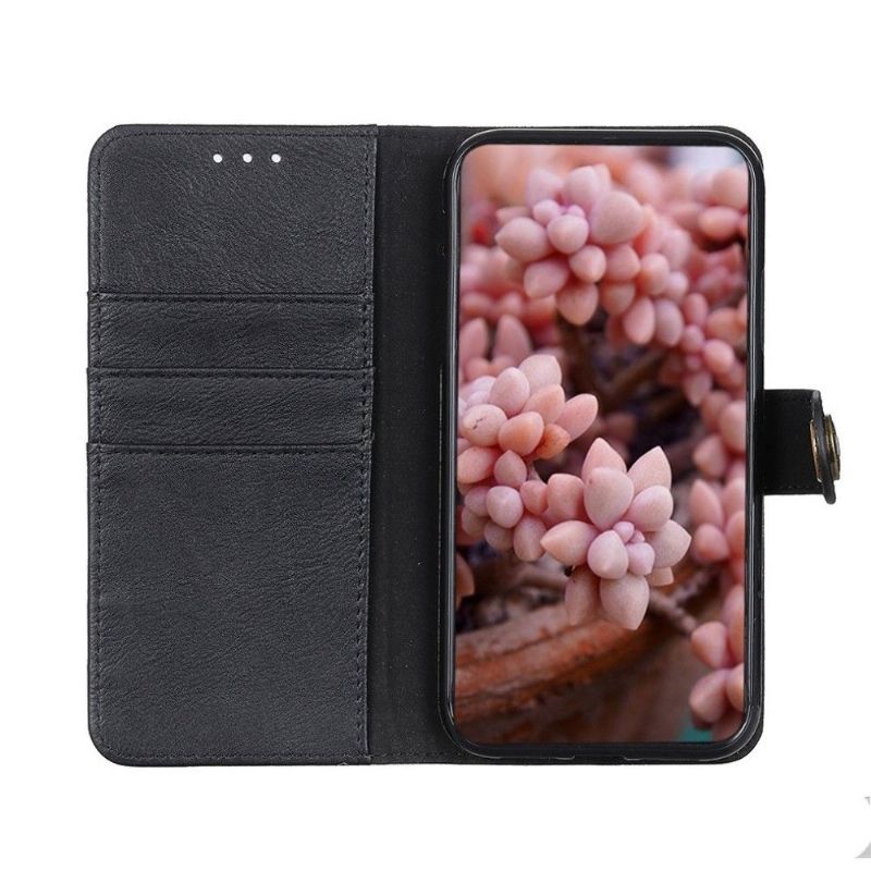 Housse Realme C21 KHAZNEH Effet Cuir Porte-Cartes