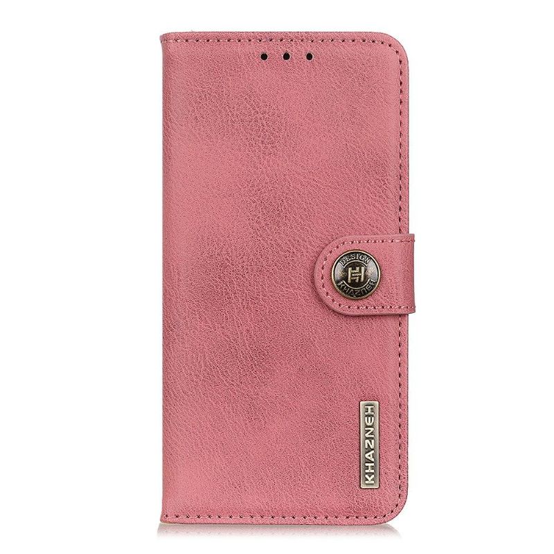 Housse Realme C21 KHAZNEH Effet Cuir Porte-Cartes