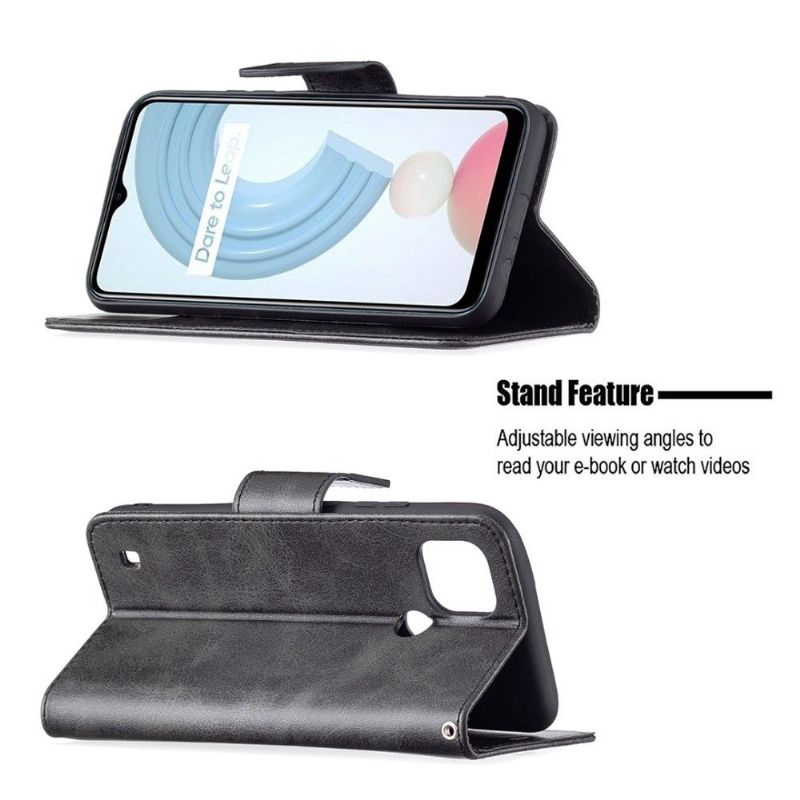 Housse Realme C21 simili cuir Magnetic