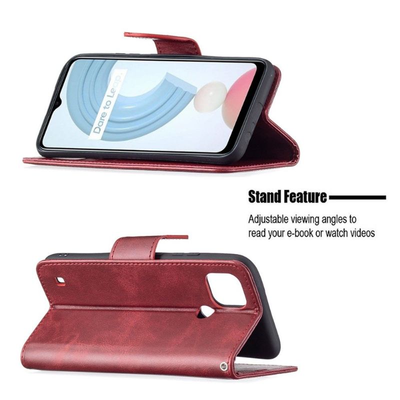 Housse Realme C21 simili cuir Magnetic
